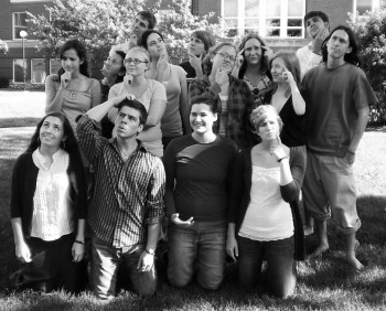 Maple Scholars This year's Maple Scholars researched topics ranging from women's cooperatives in Costa Rica to cholestoral superlattices in cell membranes. Photo by Chase Snyder.