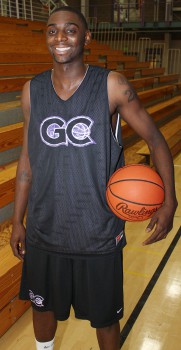 butler-blaum Daniel Butler, GC's 24 year old basketball recruit, is expected to be an asset to the team this year. He was offered a full ride to play for GC. Photo by Tim Blaum.