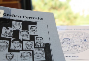 Goshen Portraits Goshen Portaits is a Pinchpenny Press book of profile essays released ever few years, featuring individuals that live and work in Goshen. Photo by Tim Blaum.