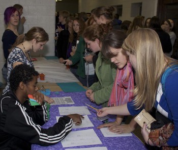 ticket blitz Photo by David Zweir.
