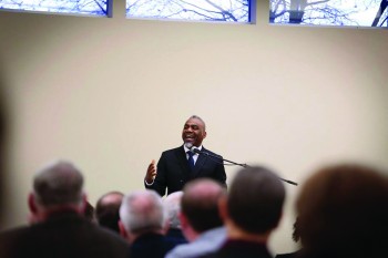 Ewuare Osaynade, anti-oppression coordinator for Mennonite Central Committee shares his work at the Coffeehouse and talk back.
