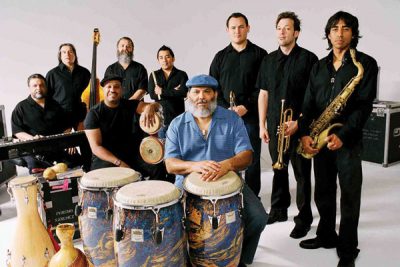 Poncho Sanchez and his Latin jazz band