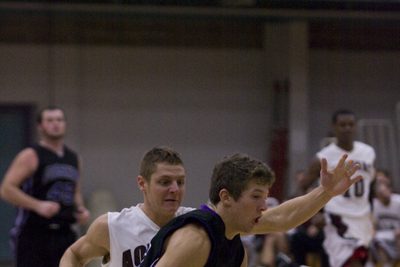 basketball player dribbling ball