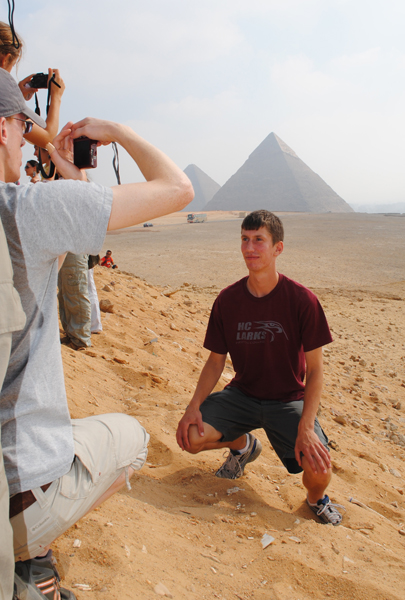 Ben Baumgartner in Egypt