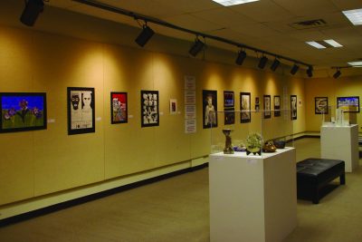 The North and South art gallery in the Good Library Gallery