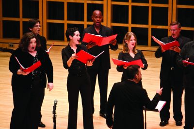 Choral group Seraphic Fire performs in Sauder Concert Hall