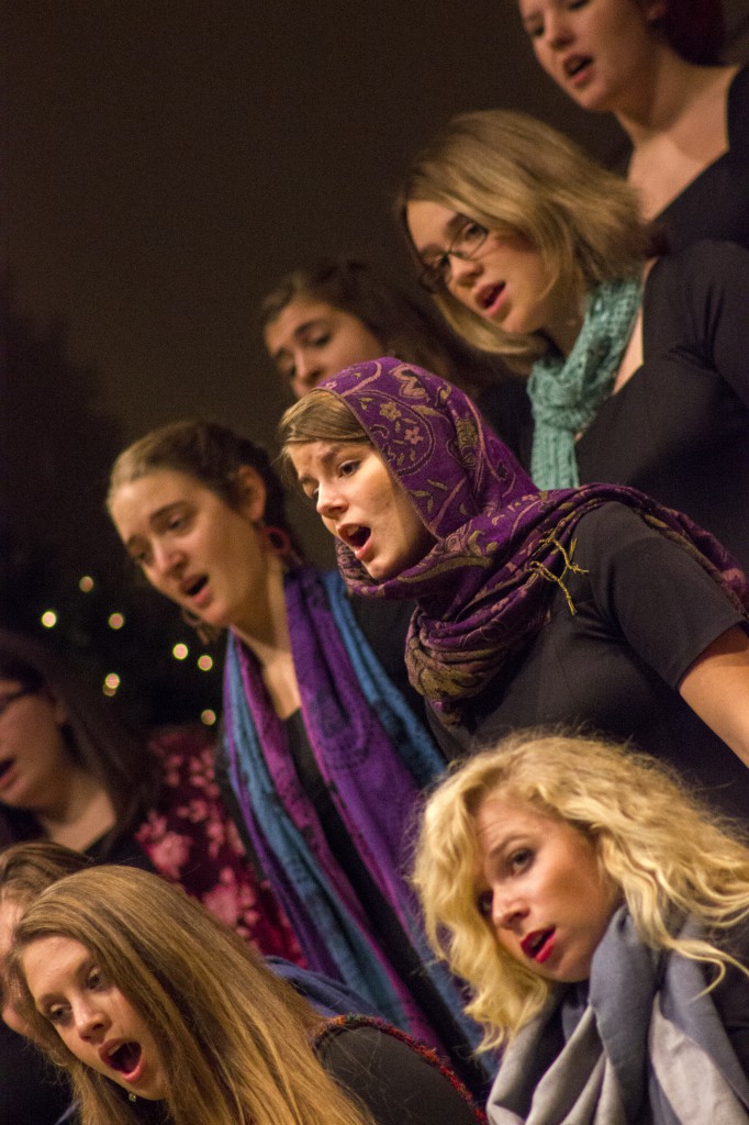 Members of Women's World Choir sing