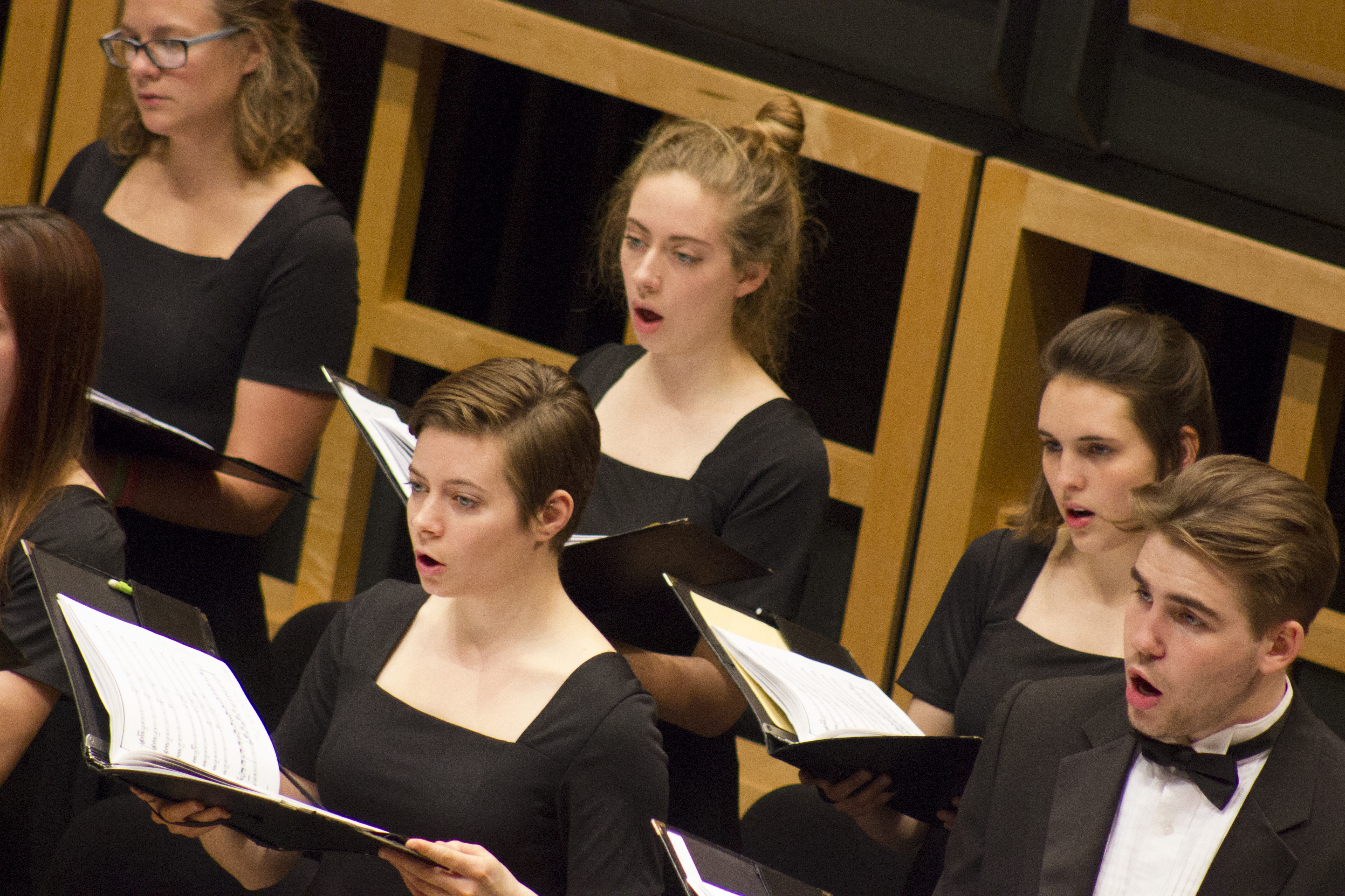 Members of the Goshen choirs sing Verdi's Requiem