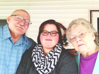 Kelly Poff and her grandparents, whose home is in Appalachian West Virginia was a large part of Poff's childhood. Photo contributed by Kelly Poff.