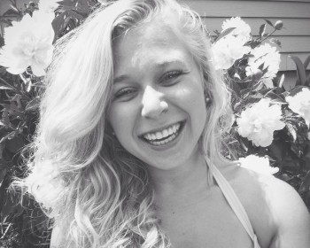 Halle Steingass processes her reaction to the Gideon International outreach on campus this week. Photo contributed by Halle Steingass.