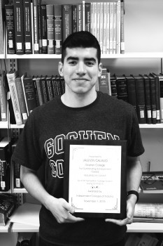 Valentin Calvillo was a recipient of the 2015 "Realizing the Dream" scholarship. Photo by Sadie Gustafson-Zook.