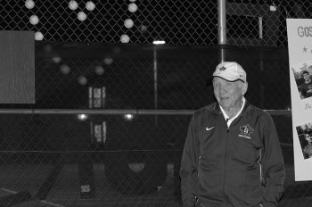 Stan King, the men's tennis coach, will be retiring after 17 years at Goshen College. Photo contributed by goleafs.net