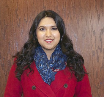 Alexa Valdez, junior, reflects on MLK day activities after helping organize. Photo by Frances Fonseca