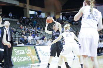 The basketball team won their first tournament game on Wednesday, becoming the first GC team to ever do so. Photo contributed by Donnie Smith/Southeastern University