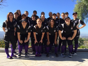 The softball team began play in California over spring break, posting a 1-9 record. Contributed by Ginyce Haywood