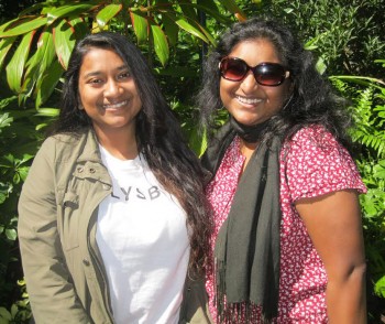 Prashansa Dickson, a fourth year Psychology major, talks about her experience as an international student. Photo by Prashansa Dickson