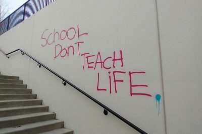 vandalism on campus