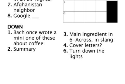 Crossword Puzzle